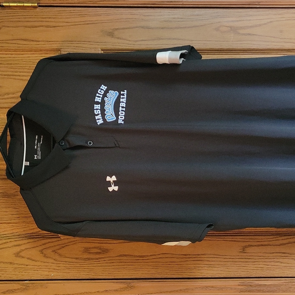 NWT Men's Under Armour Polo Wash High Prexies Football Heatgear